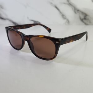 Serengeti Sunglasses Polarized Brown Tortoiseshell with Brown Lenses